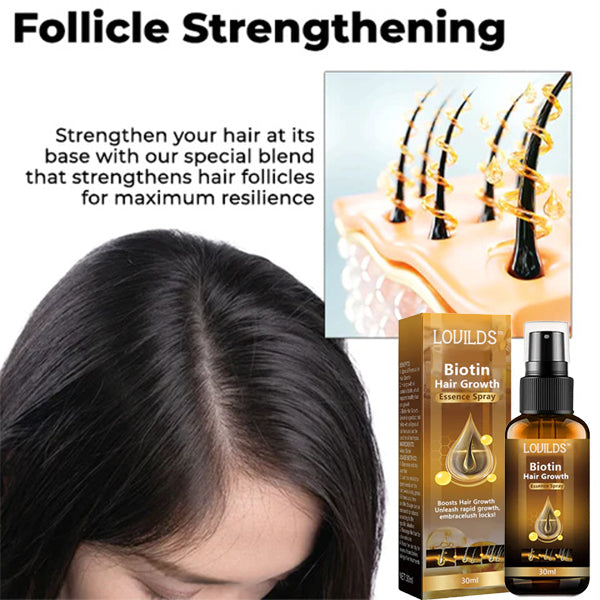 (🔥LAST DAY SALE-75% OFF) Lovilds™ Biotin Premium Hair Growth Serum