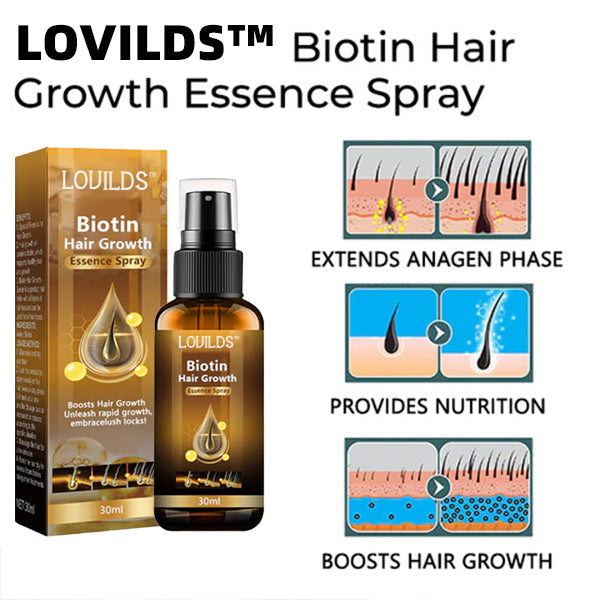 (🔥LAST DAY SALE-75% OFF) Lovilds™ Biotin Premium Hair Growth Serum