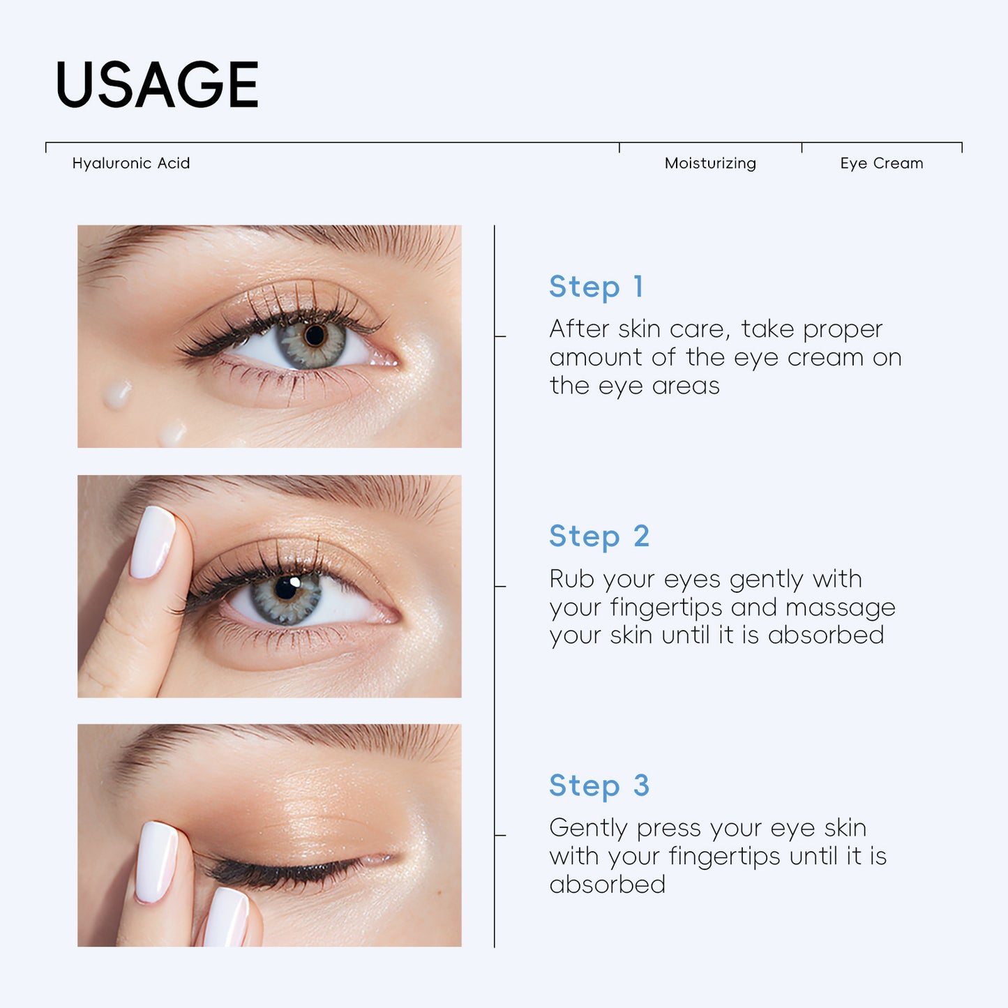 ✨Last Day Promotion 80% OFF - ✨Insideefy™HYALURONIC ACID MOISTURIZINCEYE CREAM
