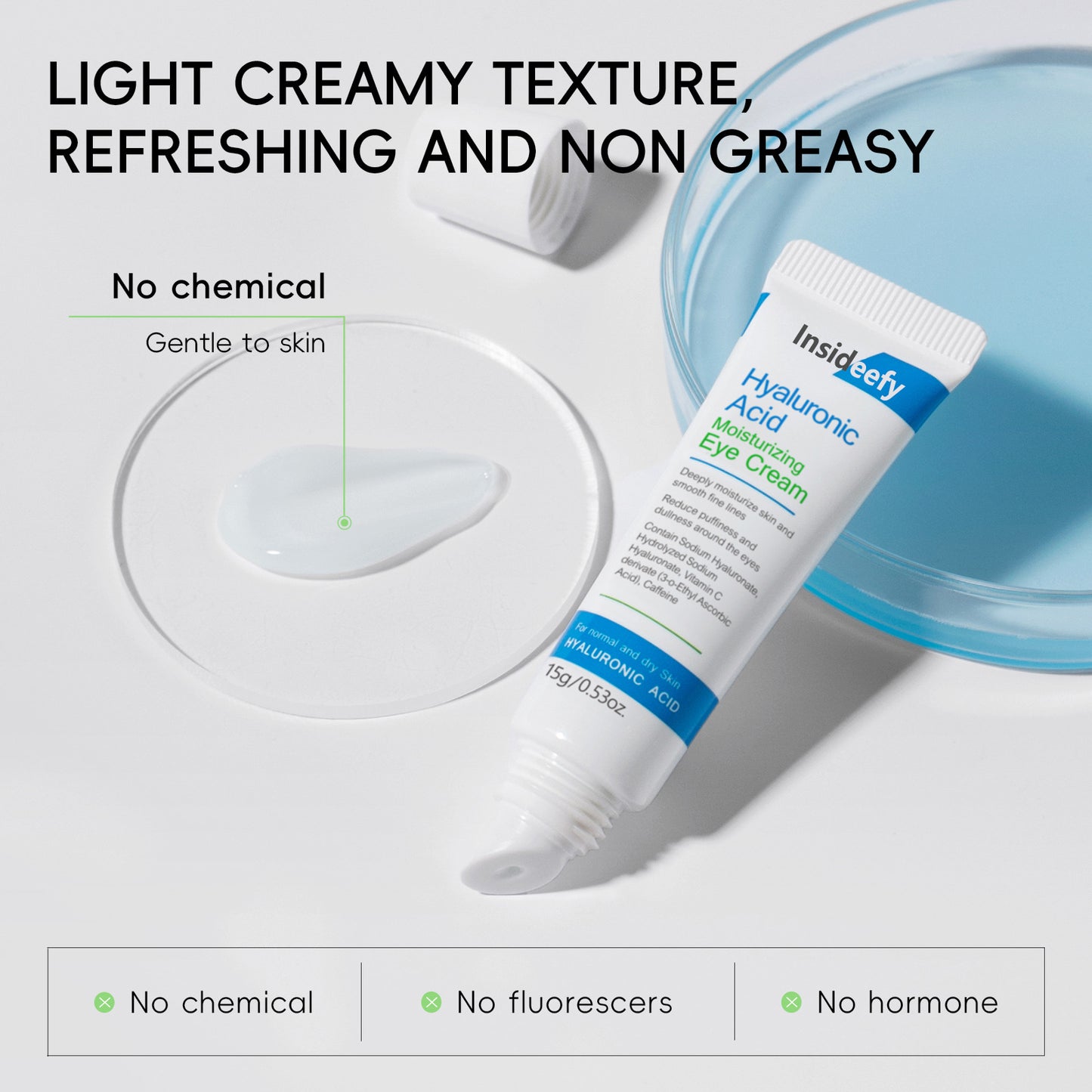 ✨Last Day Promotion 80% OFF - ✨Insideefy™HYALURONIC ACID MOISTURIZINCEYE CREAM