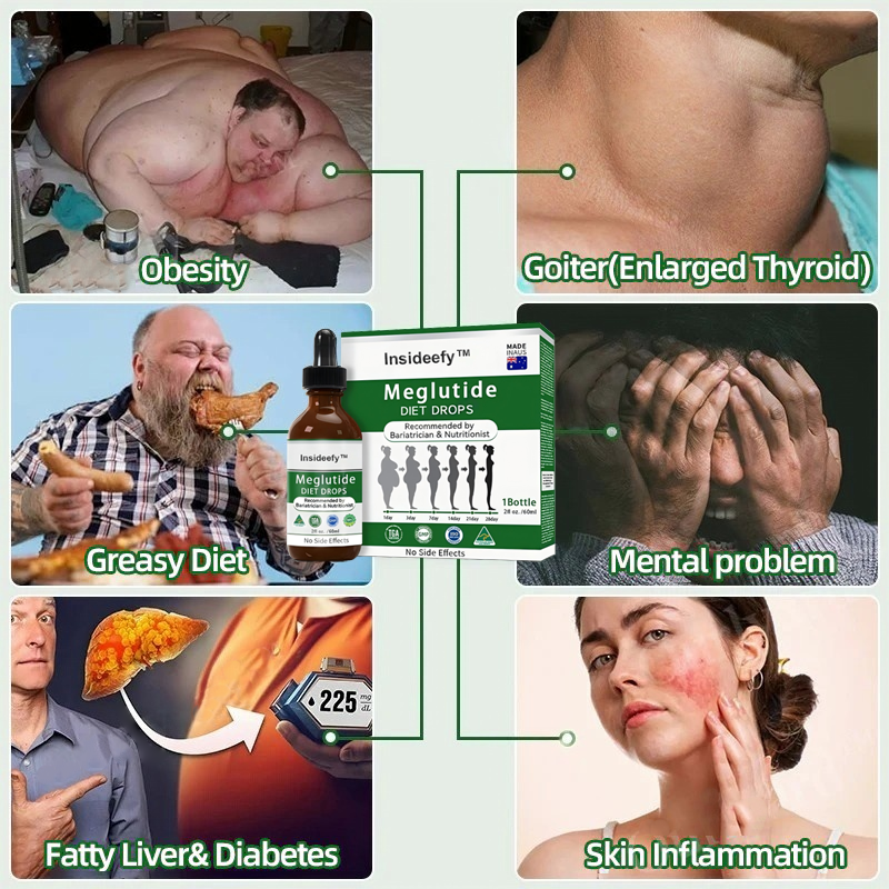 🍒Insideefy™ Meglutide Diet Drops - Made & Shipped From Australia👩⚕️