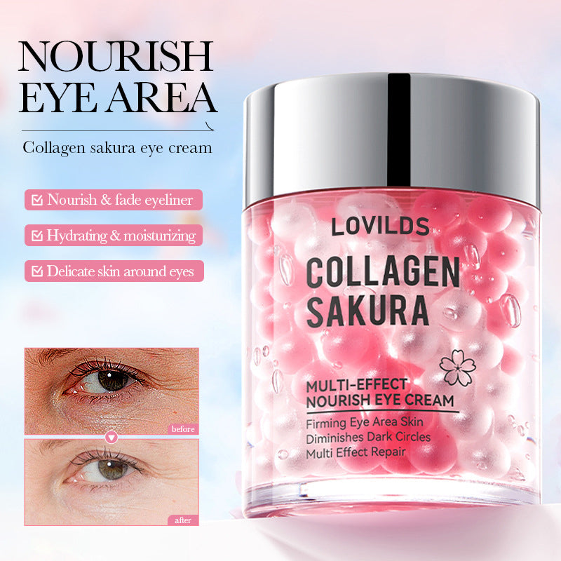 ✨🩵𝐋𝐚𝐬𝐭 𝐃𝐚𝐲 𝐃𝐢𝐬𝐜𝐨𝐮𝐧𝐭: 87% 𝐎𝐅𝐅🌸Lovids Collagen Sakura Multi-Effect Nourishing Eye Cream