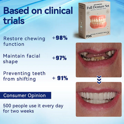 NESLEMY™-Advanced Full Denture Set (⏰Limited time discount last 30 minutes⏰)