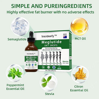 🍒Insideefy™ Meglutide Diet Drops - Made & Shipped From Australia👩‍⚕️
